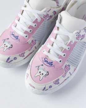 Обувь медицинская кроссовки с открытой пяткой Teeth Pink PU подошва 347-399-850 (6613134) Обувь медицинская кроссовки с открытой пяткой Teeth Pink PU подошва 347-399-850 (6613134) фото 6