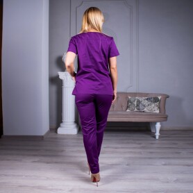 Women's medical trousers "Avicenna" purple (534262) Women's medical trousers "Avicenna" purple (534262) фото 3