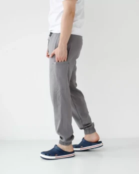 Medical pants men's joggers stretch gray 504-328-730 (6637784) Medical pants men's joggers stretch gray 504-328-730 (6637784) фото 2