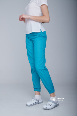 Women's medical trousers "Monica" turquoise (3399116) Women's medical trousers "Monica" turquoise (3399116) фото 8