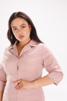 Медицинский халат женский Софи лиловый +SIZE 306-401-677 (6625319) Медицинский халат женский Софи лиловый +SIZE 306-401-677 (6625319) фото 2