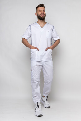 Manhattan Men's Joggers Suit. White (5437023) Manhattan Men's Joggers Suit. White (5437023) фото 2