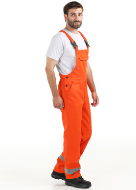 Working overalls "STANDARD" orange with reflective stripes (33331101) Working overalls "STANDARD" orange with reflective stripes (33331101) фото 1
