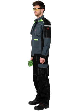 Suit working "SKIF" - semi-overalls and jacket (1277) Suit working "SKIF" - semi-overalls and jacket (1277) фото 2