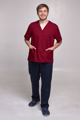 Unisex suit K-33 bordeaux/blue (544835) Unisex suit K-33 bordeaux/blue (544835) фото 2