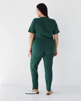 Медицинский костюм женский Марсель зеленый +SIZE 499-350-708 (6637764) Медицинский костюм женский Марсель зеленый +SIZE 499-350-708 (6637764) фото 2