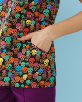 Медичний костюм із принтом жіночий Топаз Tattoo 138-321-706 (6613253) Медичний костюм із принтом жіночий Топаз Tattoo 138-321-706 (6613253) фото 5