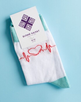 Медицинские носки с принтом Heartbeat 143-442-730 (6613919) Медицинские носки с принтом Heartbeat 143-442-730 (6613919) фото 4