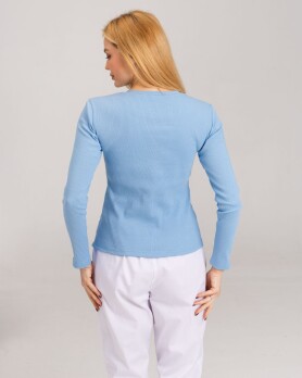Medical welt longsleeve women's blue 392-333-716 (6613455) Medical welt longsleeve women's blue 392-333-716 (6613455) фото 2