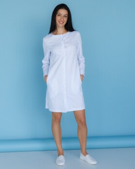 Medical gown women's Jacqueline white 391-324-710 (6613600) Medical gown women's Jacqueline white 391-324-710 (6613600) фото 4