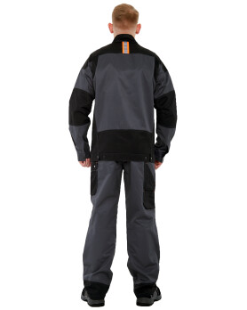Suit worker "DIESEL" dark gray - semi-overalls and jacket (1282) Suit worker "DIESEL" dark gray - semi-overalls and jacket (1282) фото 11