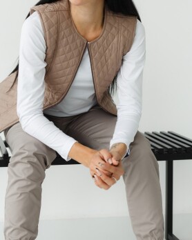 Medical insulated vest women's Geneva dark beige 366-435-844 (6613196 Medical insulated vest women's Geneva dark beige 366-435-844 (6613196 фото 7