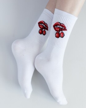 Медицинские носки с принтом Cherry 143-420-570 (6613867) Медицинские носки с принтом Cherry 143-420-570 (6613867) фото 1