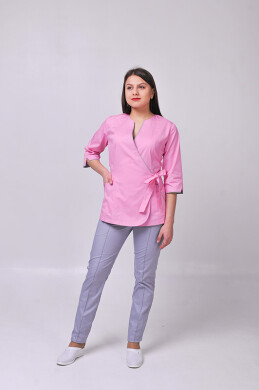 Venice+ Br. skinny suit. COTTON. Pink / light grey (544630) Venice+ Br. skinny suit. COTTON. Pink / light grey (544630) фото 2