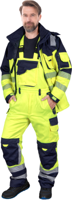 Signal insulated overalls LH-BIBWINTER YG (222144) Signal insulated overalls LH-BIBWINTER YG (222144) фото 1