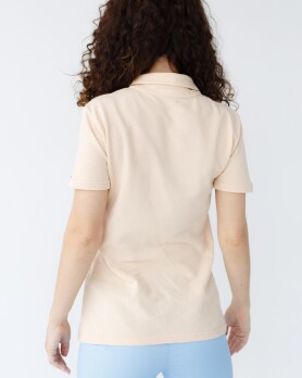 Medical polo for women beige 147-367-677 (6613395) Medical polo for women beige 147-367-677 (6613395) фото 2