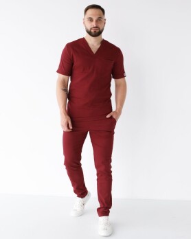 Медицинский костюм мужской Марсель марсала 353-326-708 (6613707) Медицинский костюм мужской Марсель марсала 353-326-708 (6613707) фото 1