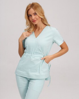 Медицинский костюм женский Рио мятный 135-332-715 (6613270) Медицинский костюм женский Рио мятный 135-332-715 (6613270) фото 3