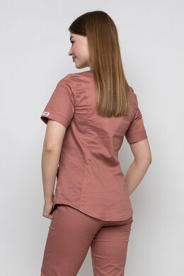 Medical stretch jacket Eva-stretch. Dry rose (5436995) Medical stretch jacket Eva-stretch. Dry rose (5436995) фото 2