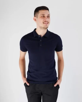 Medical polo for men navy blue 148-406-677 (6637776) Medical polo for men navy blue 148-406-677 (6637776) фото 1
