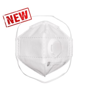 Одноразовый респиратор Sizam с клапаном выдоха Air Fold 9314 FFP3 35114 (8138001) Одноразовый респиратор Sizam с клапаном выдоха Air Fold 9314 FFP3 35114 (8138001) фото 2