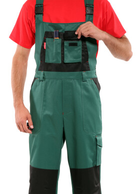Bib pants working "OPTIMA" green (1135) Bib pants working "OPTIMA" green (1135) фото 4