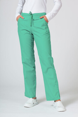 Women's straight medical trousers "Sofia" light green (7700702) Women's straight medical trousers "Sofia" light green (7700702) фото 1
