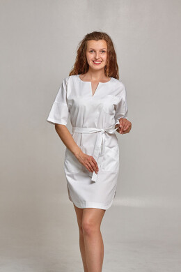 Rio tunic dress. COTTON. White (544766) Rio tunic dress. COTTON. White (544766) фото 3