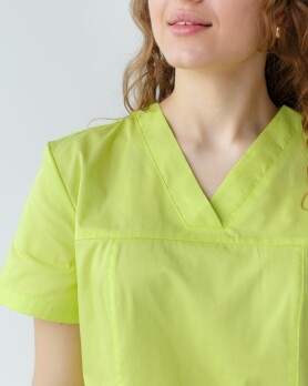 Medical shirt women's Topaz lime 164-330-705 (6613500) Medical shirt women's Topaz lime 164-330-705 (6613500) фото 3