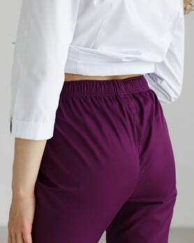 Medical suit for women Sakura white-purple 124-346-678 / 317-346-679 (6613238) Medical suit for women Sakura white-purple 124-346-678 / 317-346-679 (6613238) фото 8