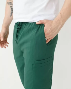 Medical pants men's stretch joggers green 504-350-730 (6637785) Medical pants men's stretch joggers green 504-350-730 (6637785) фото 4