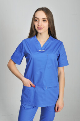 Костюм медицинский Саманта+Бр. прямые. COTTON. Полис (544645) Костюм медицинский Саманта+Бр. прямые. COTTON. Полис (544645) фото 2