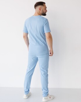 Медицинский костюм мужской Марсель голубой  353-333-708 (6613706) Медицинский костюм мужской Марсель голубой  353-333-708 (6613706) фото 2