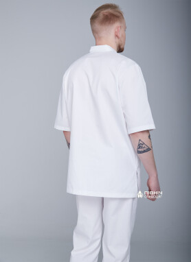 Men's medical shirt "ANDREW" white (3399145) Men's medical shirt "ANDREW" white (3399145) фото 2
