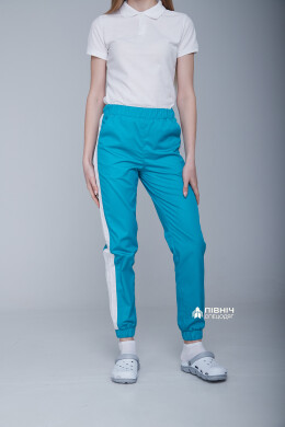 Women's medical trousers "Vanessa" turquoise (3399109) Women's medical trousers "Vanessa" turquoise (3399109) фото 14