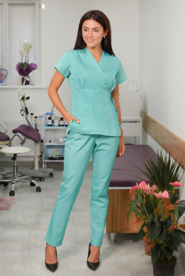 Women's medical trousers "Edelvika" light green (534247) Women's medical trousers "Edelvika" light green (534247) фото 1