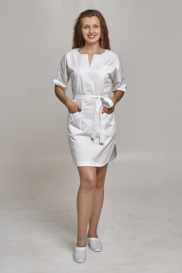 Rio tunic dress. COTTON. White (544766) Rio tunic dress. COTTON. White (544766) фото 1