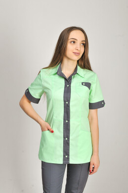 Costume Olga + Br. skinny. COTTON. Salad / asphalt (544666) Costume Olga + Br. skinny. COTTON. Salad / asphalt (544666) фото 3
