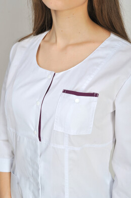 Flamingo+ Br. skinny suit. COTTON. White / aubergine (544648) Flamingo+ Br. skinny suit. COTTON. White / aubergine (544648) фото 5