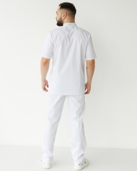 Medical suit for men London white-blue 133-372-679 (6613678) Medical suit for men London white-blue 133-372-679 (6613678) фото 2