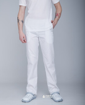 Medical trousers for men "Ivan" white (3399120) Medical trousers for men "Ivan" white (3399120) фото 2