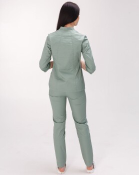 Медицинский костюм женский Элизабет оливковый 441-327-679 (6613365) Медицинский костюм женский Элизабет оливковый 441-327-679 (6613365) фото 2