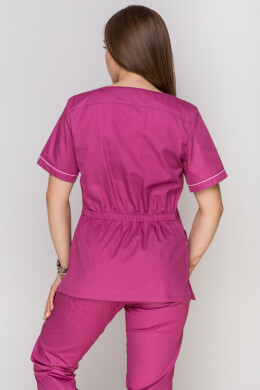 Monique+ Br. skinny suit. COTTON. Fuchsia + pink (piping) (5410161) Monique+ Br. skinny suit. COTTON. Fuchsia + pink (piping) (5410161) фото 2