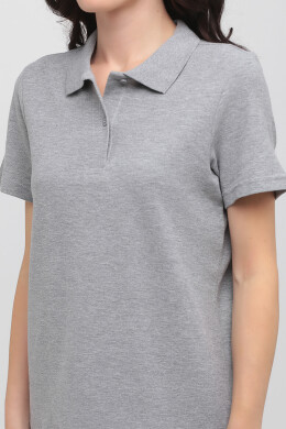 Women's polo shirt with short sleeves "STEDMAN" ST3100 gray (5110742) Women's polo shirt with short sleeves "STEDMAN" ST3100 gray (5110742) фото 3