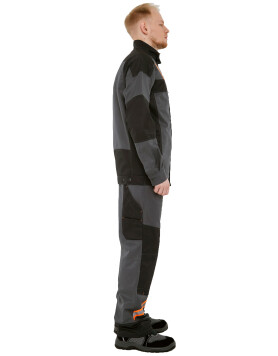 Suit worker "DIESEL" dark gray - semi-overalls and jacket (1282) Suit worker "DIESEL" dark gray - semi-overalls and jacket (1282) фото 12