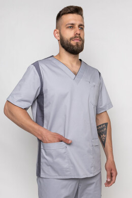 Medical jacket for men Manhattan. Smoke (5437043) Medical jacket for men Manhattan. Smoke (5437043) фото 2