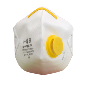Respirator with exhalation valve ROSTOK 2PC FFP2/N95 (221767) Respirator with exhalation valve ROSTOK 2PC FFP2/N95 (221767) фото 1
