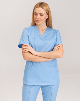 Medical Women's Shirt Topaz Light Blue 433-436-705 (6613536) Medical Women's Shirt Topaz Light Blue 433-436-705 (6613536) фото 4