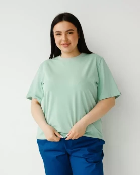 Medical basic T-shirt women's menthol 498-441-924 (6637739) Medical basic T-shirt women's menthol 498-441-924 (6637739) фото 2