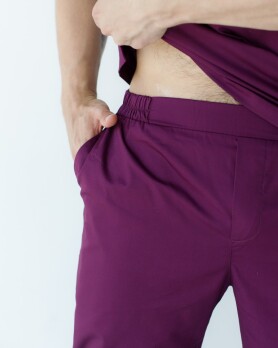 Medical suit for men Milan purple 134-335-708 (6613717) Medical suit for men Milan purple 134-335-708 (6613717) фото 7